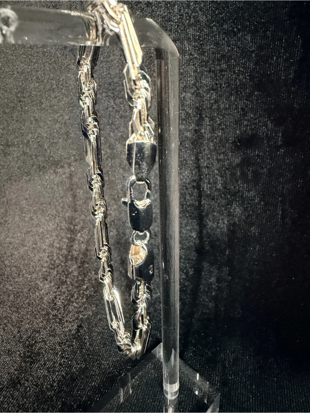 Figarope Milano Italy 925 Stamped Silver filled bracelet 10.9g Brand New
